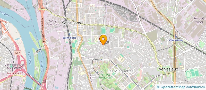 localisation de l'entreprise ST AUTO à SAINT-FONS