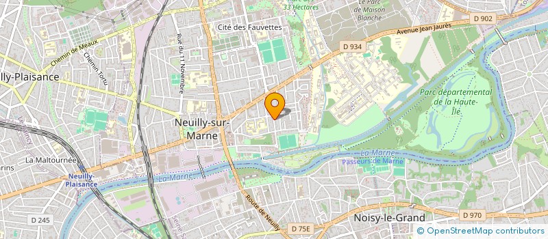 localisation de l'entreprise ST-AUTOSERVICES à NEUILLY-SUR-MARNE