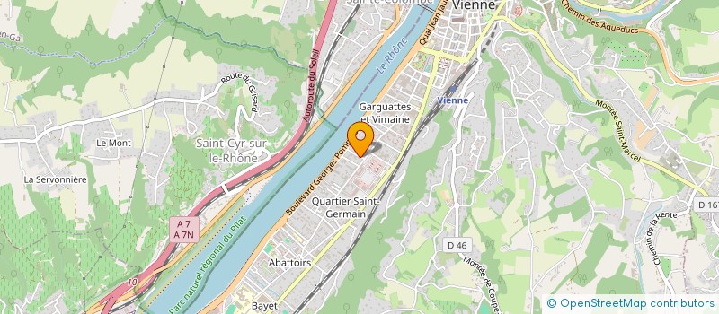 localisation de l'entreprise ST AVOUR  VIENNE