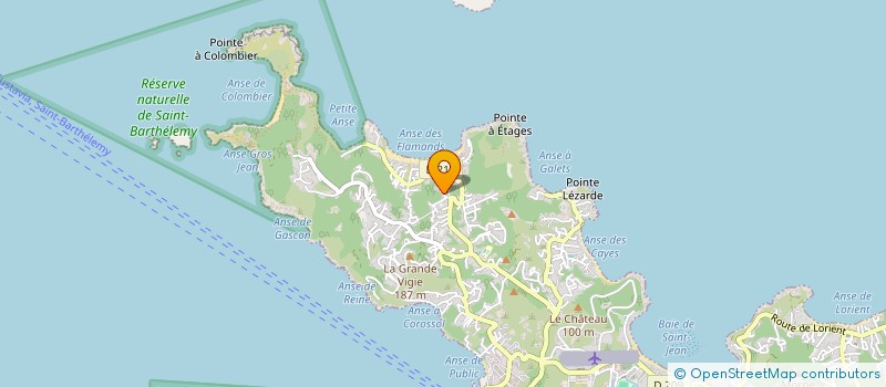 localisation de l'entreprise ST BARTH R WAY à SAINT BARTHELEMY