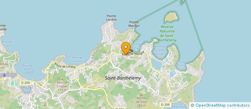 localisation de l'entreprise ST. BARTHS SERVICES & RENTAL à SAINT-BARTHELEMY
