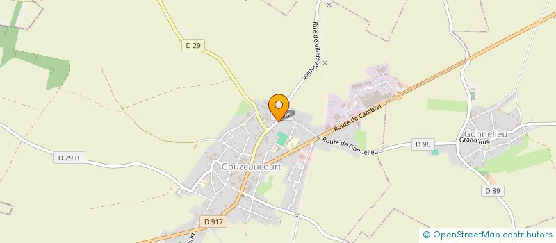 localisation de l'entreprise ST BAT à GOUZEAUCOURT