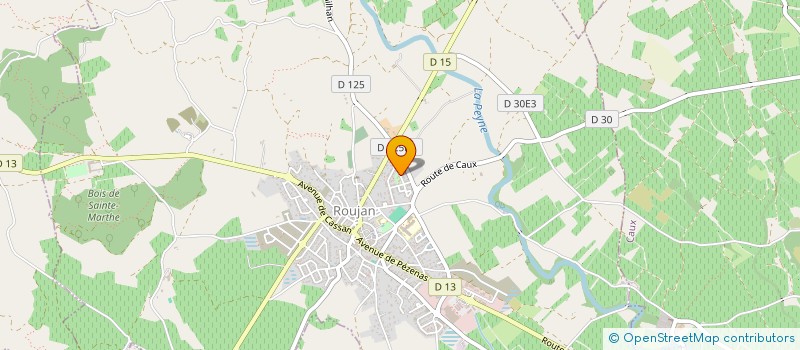 localisation de l'entreprise ST BATIMENT  ROUJAN