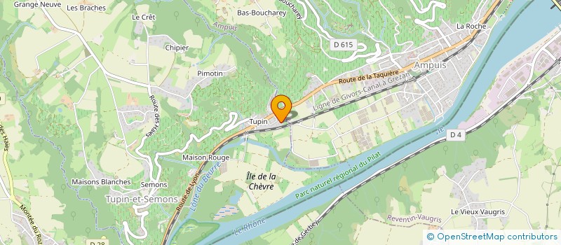 localisation de l'entreprise ST BATIMENTS  TUPIN-ET-SEMONS