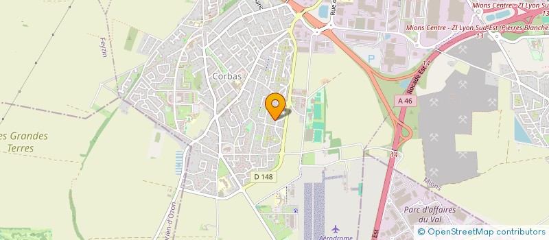 localisation de l'entreprise ST BATIMENTS  CORBAS