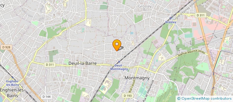 localisation de l'entreprise ST BENOIT  DEUIL-LA-BARRE