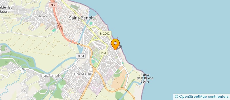 localisation de l'entreprise ST BENOIT BUTOR  SAINT-BENOIT