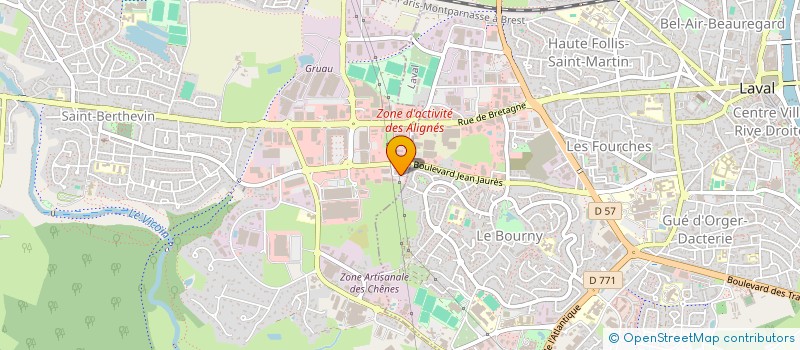 localisation de l'entreprise ST BERTHEVIN VB  SAINT-BERTHEVIN