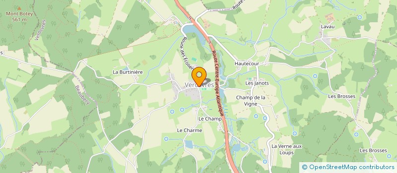 localisation de l'entreprise ST BONNET GYM  SAINT-BONNET-DE-JOUX