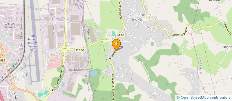 localisation de l'entreprise ST BONNET PAYSAGE  SAINT-BONNET-LES-OULES