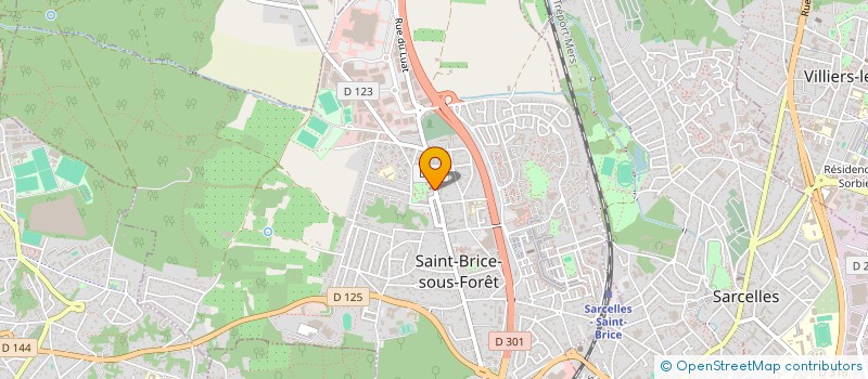 localisation de l'entreprise ST BRICE FLEURS à SAINT-BRICE-SOUS-FORET