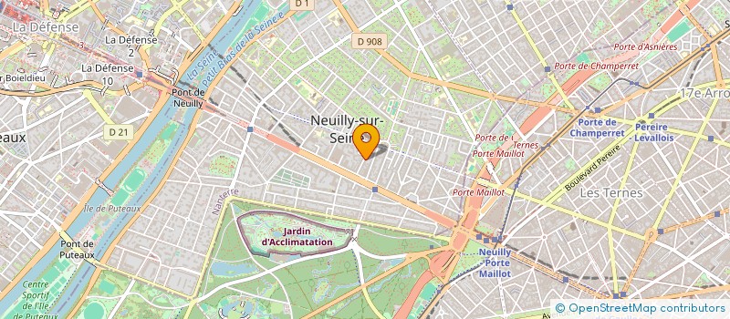 localisation de l'entreprise ST BUDOC COURSE AU LARGE à NEUILLY-SUR-SEINE