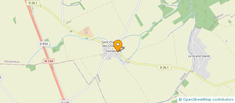 localisation de l'entreprise ST CH'RON & CO à TREMBLAY-LES-VILLAGES