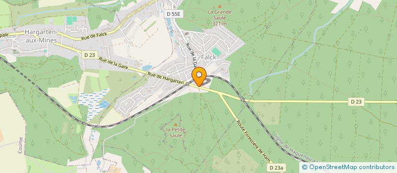 localisation de l'entreprise ST CHRISTOPHE  FALCK