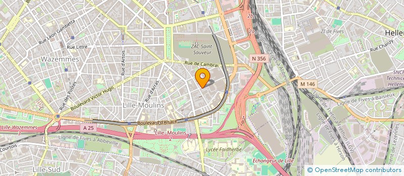 localisation de l'entreprise ST CHRISTOPHE  LILLE