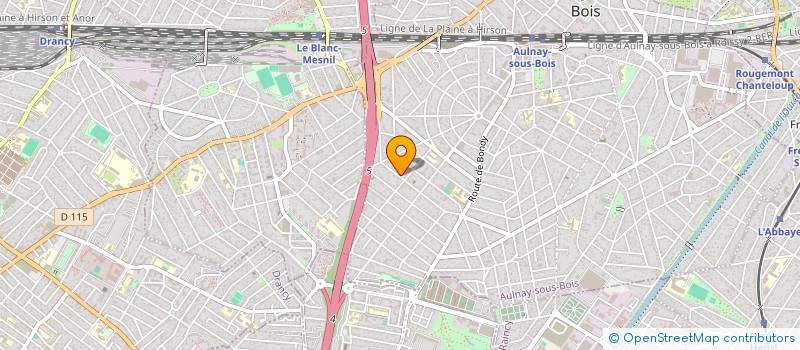 localisation de l'entreprise ST COM à AULNAY-SOUS-BOIS