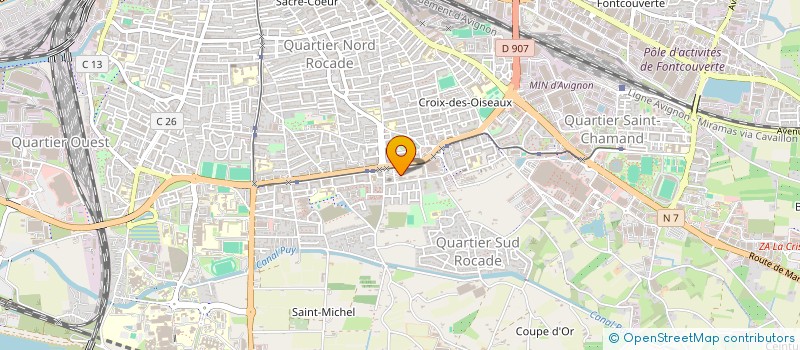 localisation de l'entreprise ST CONCEPT à AVIGNON