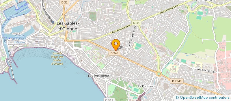 localisation de l'entreprise ST CONCIERGERIE  SAINTE-FOY