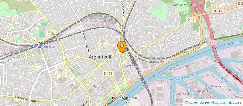 localisation de l'entreprise ST CONSULT  ARGENTEUIL