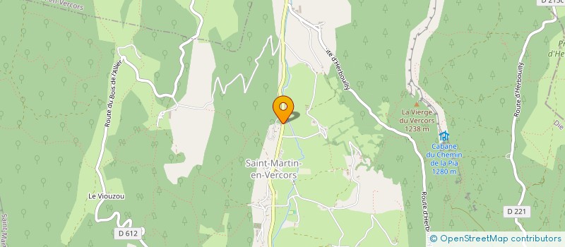 localisation de l'entreprise ST CYP  SAINT-MARTIN-EN-VERCORS