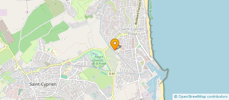 localisation de l'entreprise ST CYP IMMO  SAINT-CYPRIEN