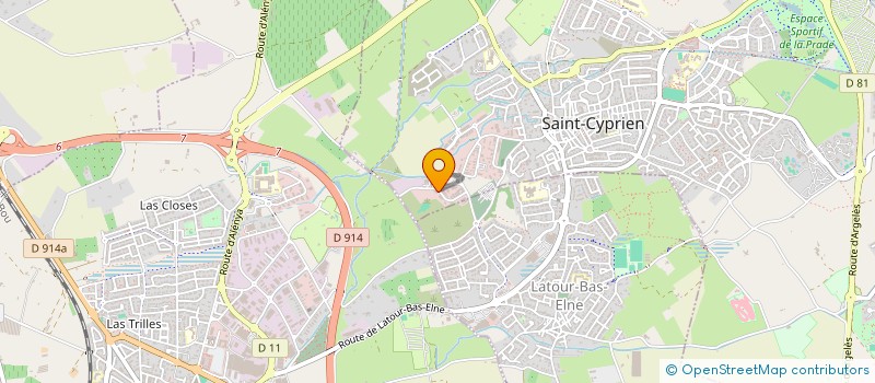 localisation de l'entreprise ST CYP PRESSING à SAINT-CYPRIEN