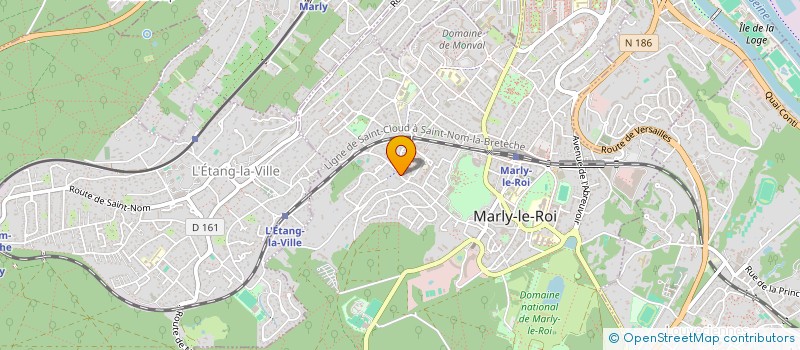 localisation de l'entreprise ST DENIS  MARLY-LE-ROI