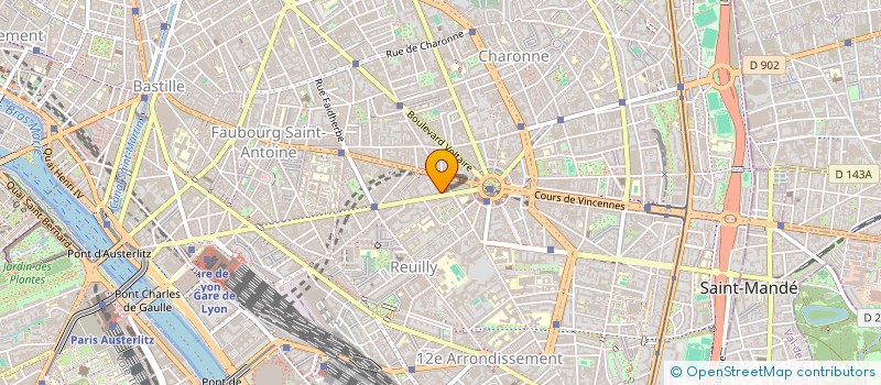 localisation de l'entreprise ST DESIGN  PARIS