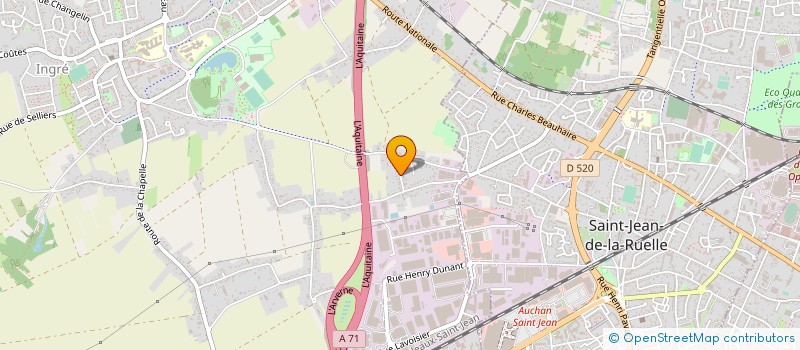 localisation de l'entreprise ST DISTRIBUTION  INGRE