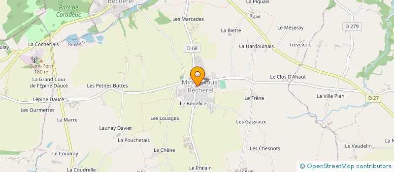 localisation de l'entreprise ST DOMINEUC BOXE FRANCAISE  SAINT-DOMINEUC