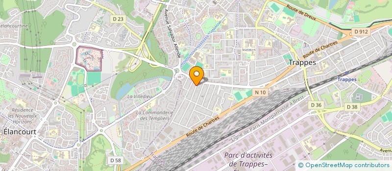 localisation de l'entreprise ST.EAU  TRAPPES