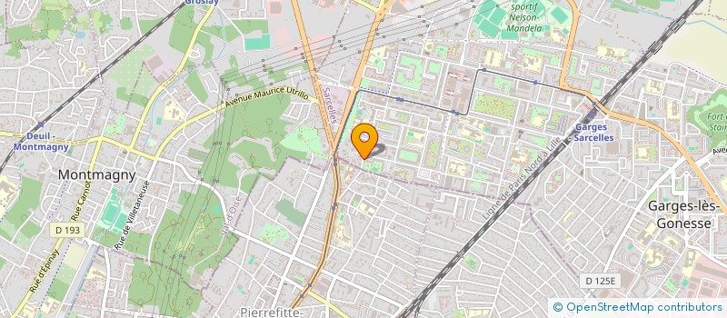 localisation de l'entreprise ST ELEC  SARCELLES