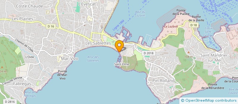 localisation de l'entreprise ST ELME PROMOTION  LA SEYNE-SUR-MER