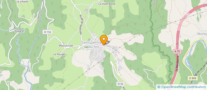 localisation de l'entreprise ST-ELOI 120  SAINT-GERMAIN-DU-TEIL