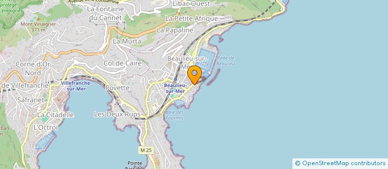localisation de l'entreprise ST-ELOY à BEAULIEU-SUR-MER
