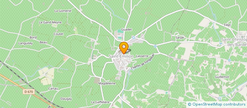 localisation de l'entreprise ST EMILION INTERNATIONAL ART  SAINT-EMILION