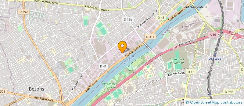 localisation de l'entreprise ST ENGINEERING ANTYCIP à ARGENTEUIL