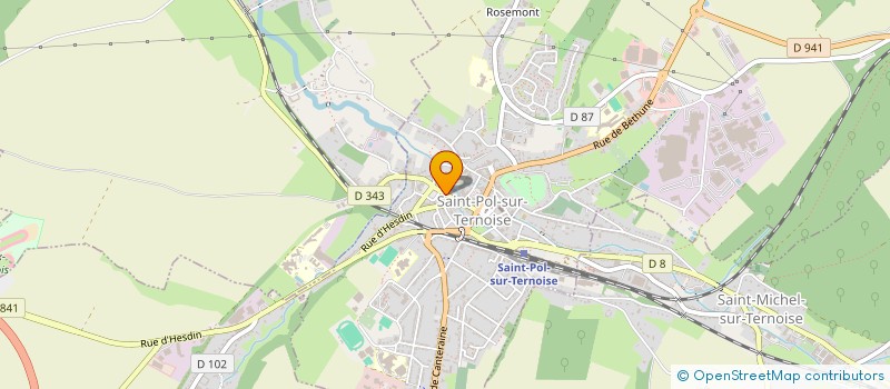 localisation de l'entreprise ST ETIENNE  GAUCHIN-VERLOINGT