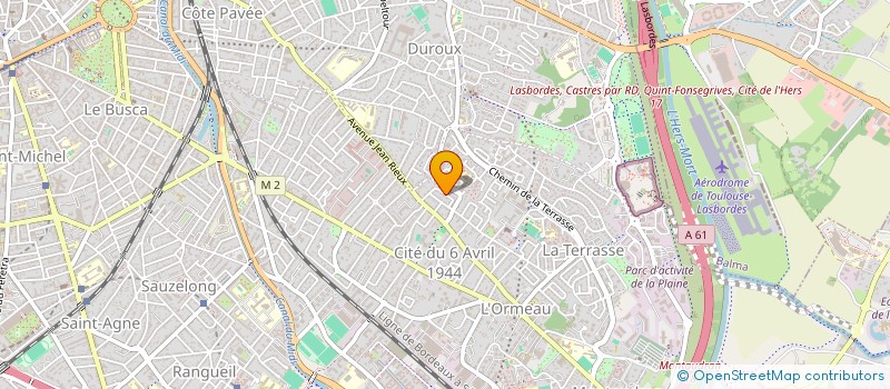 localisation de l'entreprise ST EX 31 à TOULOUSE