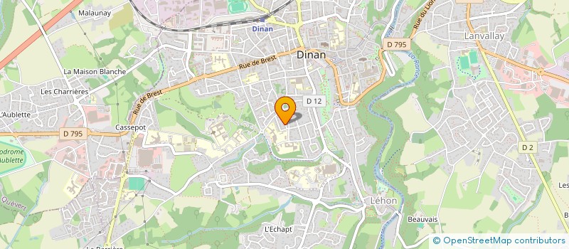 localisation de l'entreprise ST EXPEDIT à DINAN