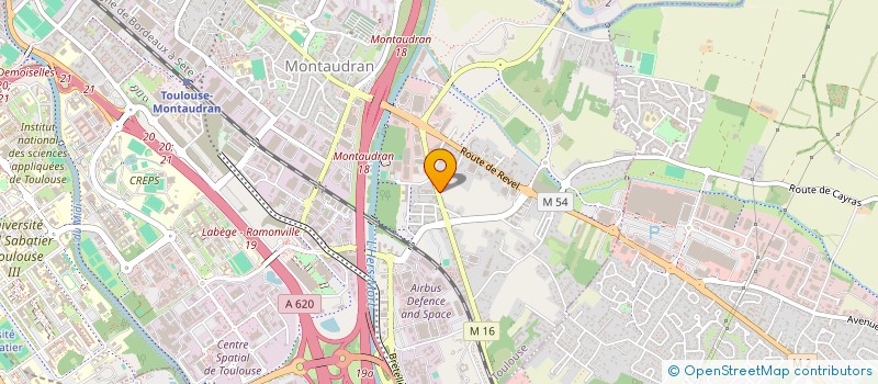 localisation de l'entreprise ST EXPRESS à TOULOUSE