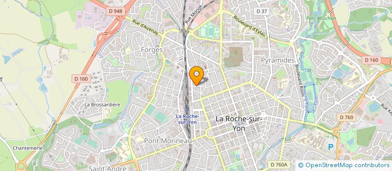 localisation de l'entreprise ST EXUPERY INVESTISSEMENT à LA ROCHE-SUR-YON