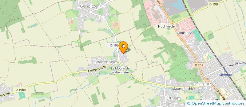 localisation de l'entreprise ST FINANCES  WALTENHEIM