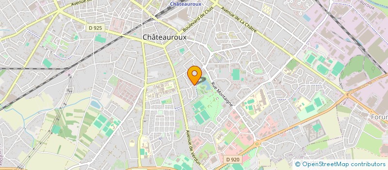 localisation de l'entreprise ST FOOD à CHATEAUROUX