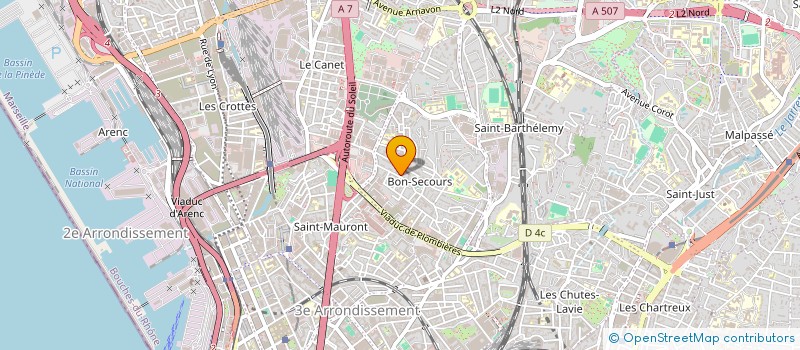 localisation de l'entreprise ST-GA24 à MARSEILLE