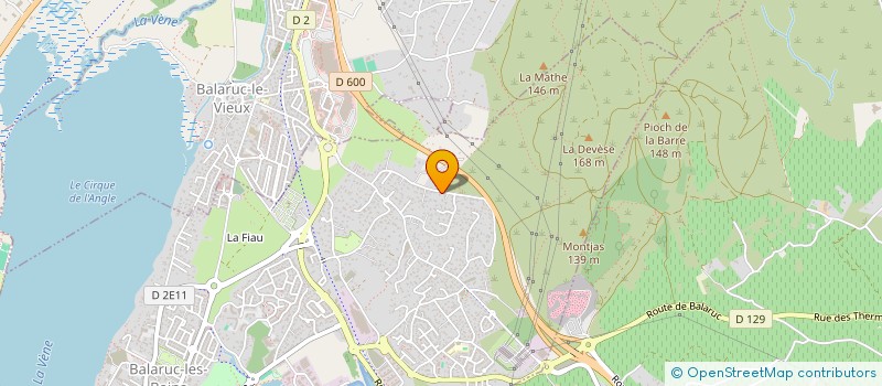 localisation de l'entreprise ST GENIEZ  BALARUC-LES-BAINS