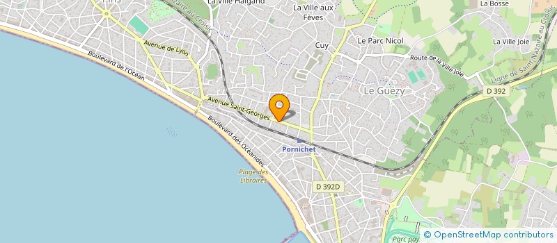 localisation de l'entreprise ST-GEORGES  LA BAULE-ESCOUBLAC