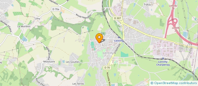 localisation de l'entreprise ST GEORGES AND CO  LENTILLY