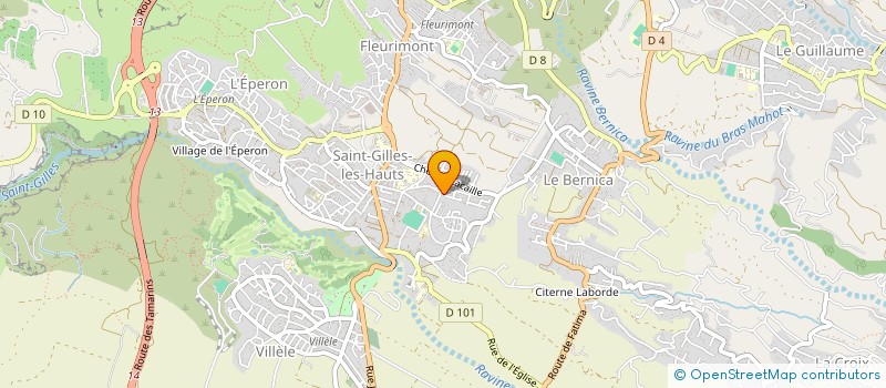 localisation de l'entreprise ST GILLES HANDBALL CLUB  SAINT-PAUL