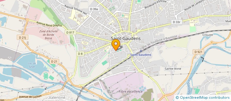 localisation de l'entreprise ST'GO ELECTRICITE  SAINT-GAUDENS